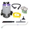 Proteam Supercoach Pro 6QT, Backpack Vacuum, 11.6lbs, Electric, With Tools, HEPA, 3 Year Warranty image 13
