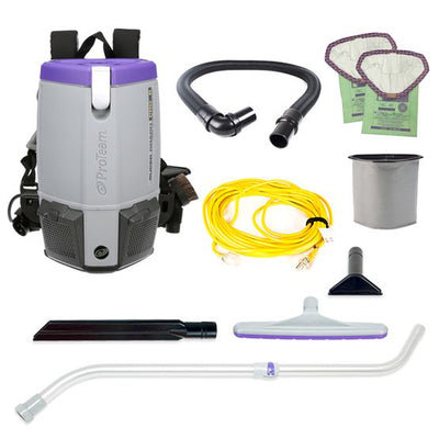 ProTeam Super Coach Pro 6QT Backpack Vacuum with Telescoping Wand Kit