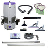 ProTeam® GoFree® Flex Pro II, Backpack Vacuum, 6QT, 12AH, 106 Mins Low 75 Mins High, 17.5lbs, Battery, With Tools, HEPA, 2 Year Warranty image 4