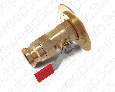 Tennant 1049269 / 4040116 Valve, Ball, Drain, 1.50ID, Stainless, Rwk, Fits Tennant 7300 Rider, 8300