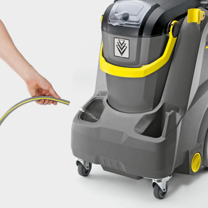 1.101-126.0 | Karcher Puzzi 30/4 | Carpet Extractor | 8 Gallon | 58 PSI | Cold Water | 13' Hoses with Wand | 3 Year Warranty
