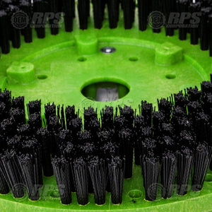FactoryCat/Tomcat 13-382P, Brush,Poly,13", 8-Lobe Green