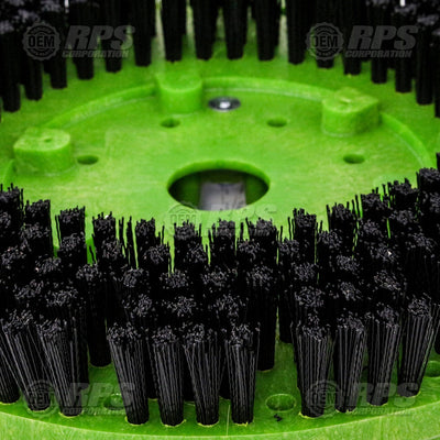 FactoryCat/Tomcat 13-382P, Brush,Poly,13", 8-Lobe Green