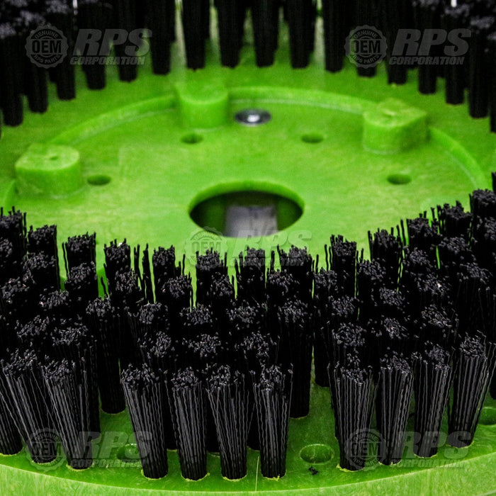 FactoryCat/Tomcat 15-382P, Brush, 15", Poly, 8-Lobe Green