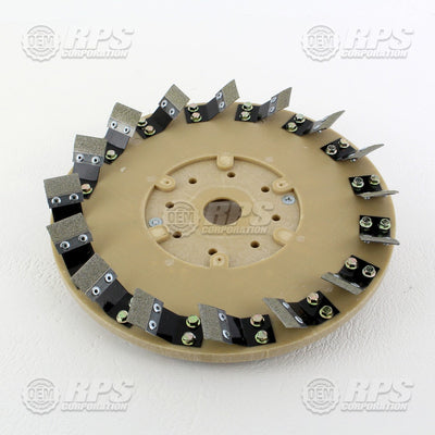 FactoryCat/Tomcat 15-425-0025MECWCT, 15" Diamabrush,Metal,25 Grit - Clockwise,Metal Blade