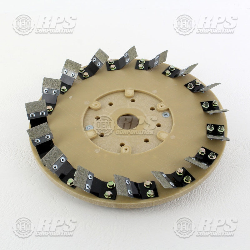 FactoryCat/Tomcat 15-425-0025MECWCT, 15" Diamabrush,Metal,25 Grit - Clockwise,Metal Blade