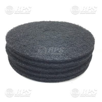 FactoryCat/Tomcat 16-422B, Floor Pads, 16" Black - Case of 5 pads ea