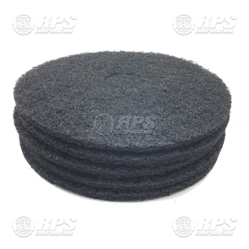 FactoryCat/Tomcat 16-422B, Floor Pads, 16" Black - Case of 5 pads ea