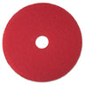 13" Red Buffing Pads, Case of 5, Tennant 1243341 image 2