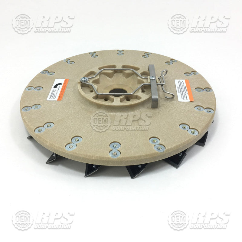 FactoryCat/Tomcat 17-425-0025MECCWCT, 17" Diamabrush, Metal,25 Grit - Counterclockwise,Metal Blade