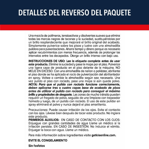 KleenLine™ Pro Spray Buff – 32oz (Case of 12)