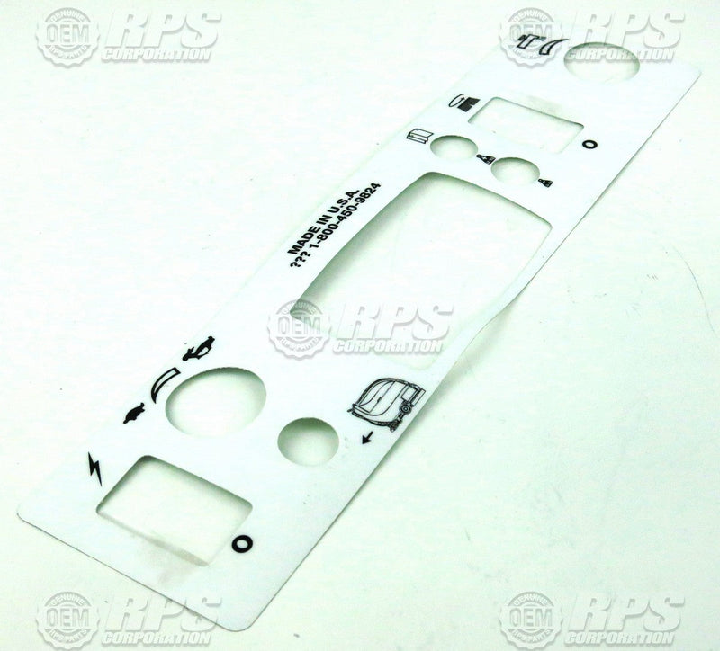 FactoryCat/Tomcat 21-2014, Decal,Control Panel Overlay Top