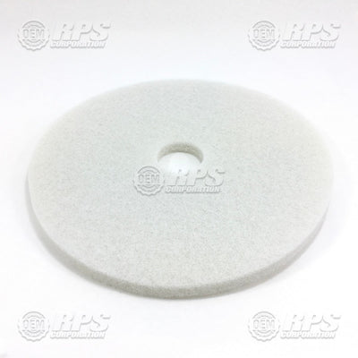FactoryCat/Tomcat 22-422W, Floor Pads, 22" White - Case of 5 pads