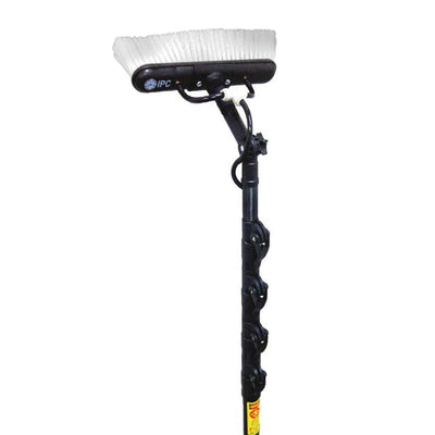 IPC Eagle CFC45T-SL, 45ft Carbon Fiber Telescopic Pole with 14" Slide Brush & GN8-FM Gooseneck