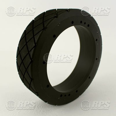 FactoryCat/Tomcat 250-7325, Tire & Wheel,P7,X-Groove,10" Black