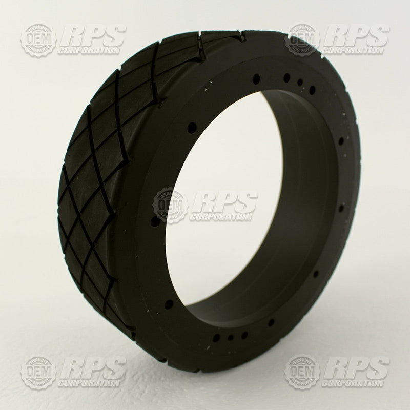 FactoryCat/Tomcat 250-7325, Tire & Wheel,P7,X-Groove,10" Black