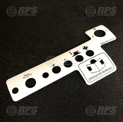 FactoryCat/Tomcat 255-1500, Decal, Control Panel Front 255