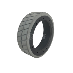 FactoryCat/Tomcat 255-7320G, Tire and Wheel,Grey Grooved