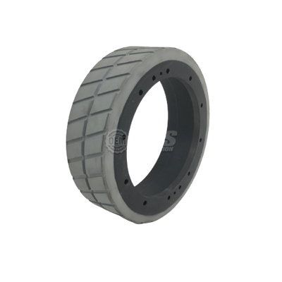 FactoryCat/Tomcat 255-7320G, Tire and Wheel,Grey Grooved