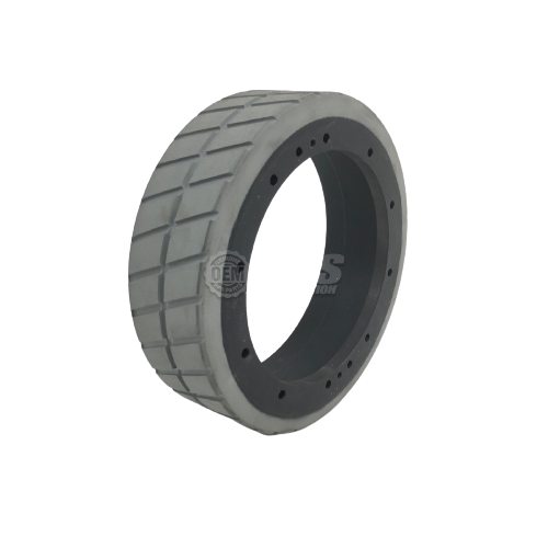 FactoryCat/Tomcat 255-7320G, Tire and Wheel,Grey Grooved
