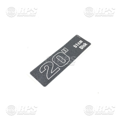 FactoryCat/Tomcat 260-020D, Decal, 20 Disk