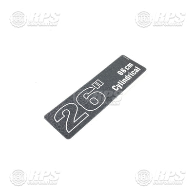 FactoryCat/Tomcat 260-026C, Decal, 26 Cylindrical