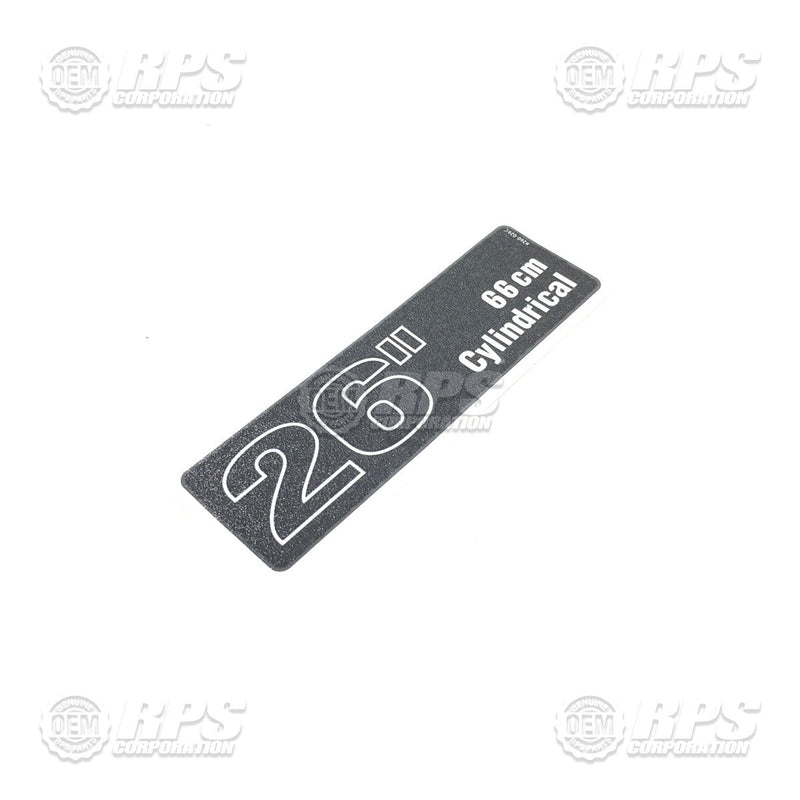 FactoryCat/Tomcat 260-026C, Decal, 26 Cylindrical