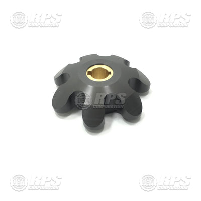 FactoryCat/Tomcat 260-5000, Driver, Brush, Rounded Tooth, 7 Point, HC Red