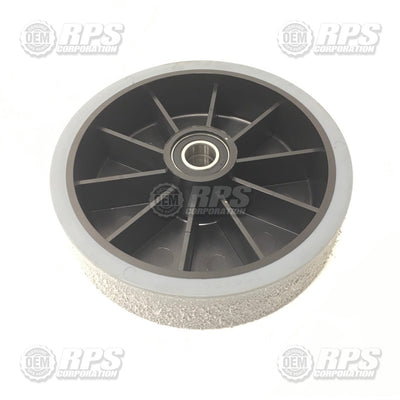 FactoryCat/Tomcat 260-6181, Tire, Grey, Poly, 8 OD x 2 W w/ Bearing