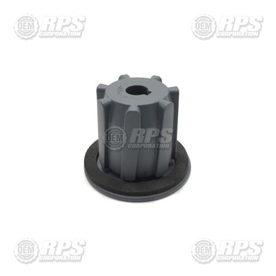 FactoryCat/Tomcat 260-8373D, Idler, Cylindrical Spiral, 7 Spline, PVC, w/Gasket