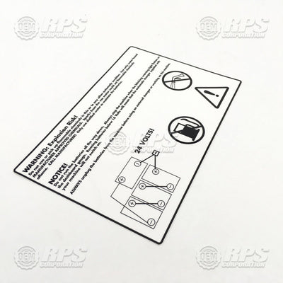 FactoryCat/Tomcat 290-1503, Decal, Warning