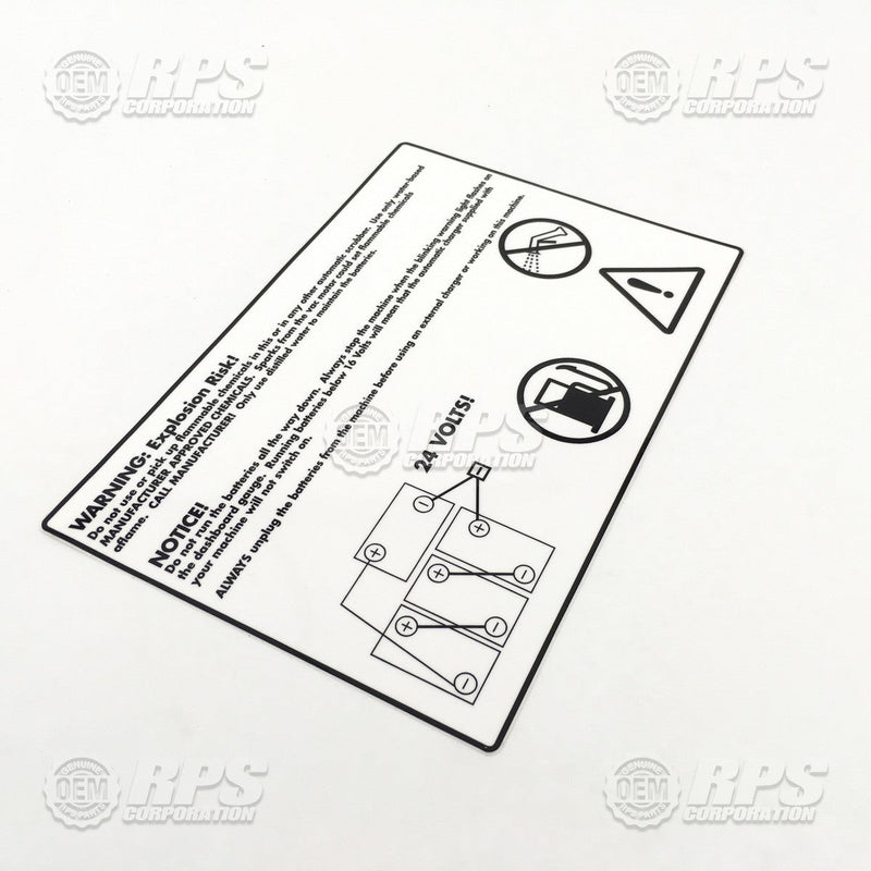 FactoryCat/Tomcat 290-1503, Decal, Warning