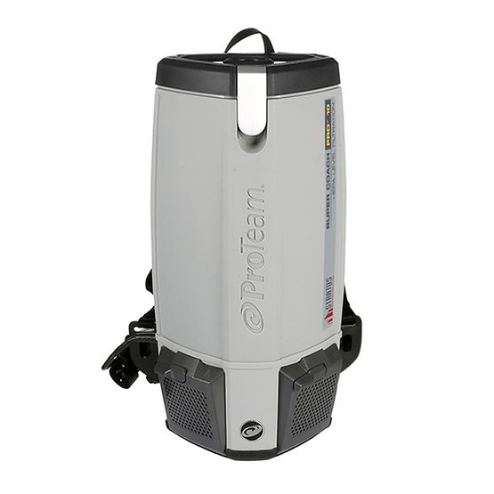 Proteam Stratus Super Coach Pro 10, Backpack Vacuum, 10QT, 12.9lbs, Electric, With Tools, HEPA, 3 Year Warranty, 107649