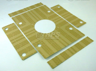 FactoryCat/Tomcat 300-01037Z, Grip Face Pad,Mighty-Lok II Brown-