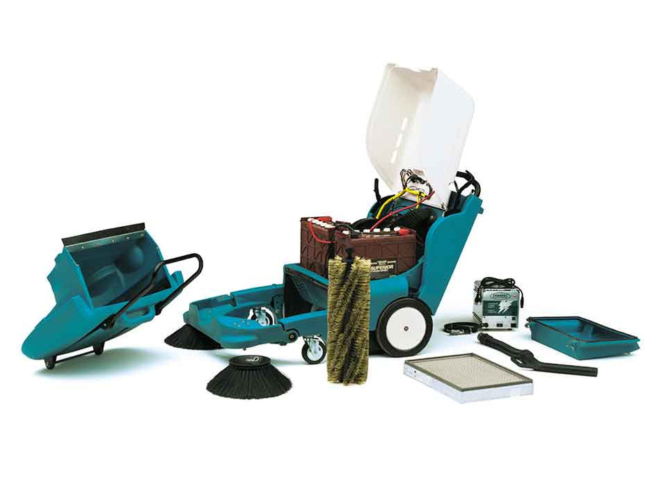 Tennant 3640, Floor Sweeper,  32" or 40", 22 Gallon Hopper, Battery, Self Propel, 3 Year Warranty