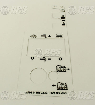 FactoryCat/Tomcat 370-2013, Decal,Control Panel Top