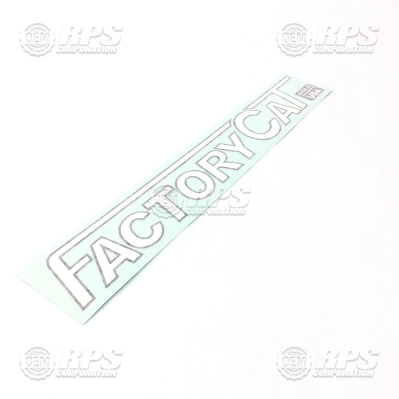 FactoryCat/Tomcat 370-7214, Decal, Factorycat, 15.25"