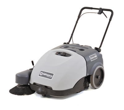 Advance Terra 28B, Floor Sweeper, 28", 15 Gallon Hopper, Battery, Self Propel, 3 Year Warranty, 9084702010