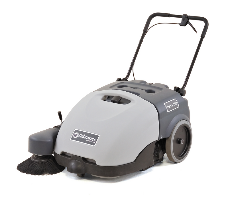 Advance Terra 28B, Floor Sweeper, 28", 15 Gallon Hopper, Battery, Self Propel, 3 Year Warranty, 9084702010