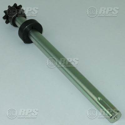 FactoryCat/Tomcat 5-836, Shaft,5/8" w/3/16" Keyway w/10 tooth sprocket