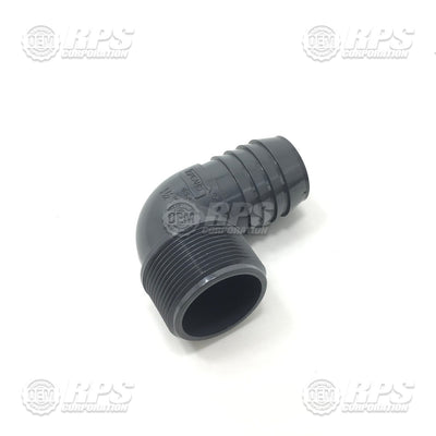 FactoryCat/Tomcat 500-1210, Fitting,Elbow, 1-1/2 NPT X 1-1/2 Barb Male, Nylon