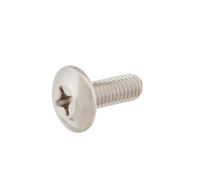 Tennant 608322 / 4022347 Screw, Truss, M6 X 1.00 X 16, Phillips, Stainless, Fits Tennant EX-SC-412, T5e, R14, T5