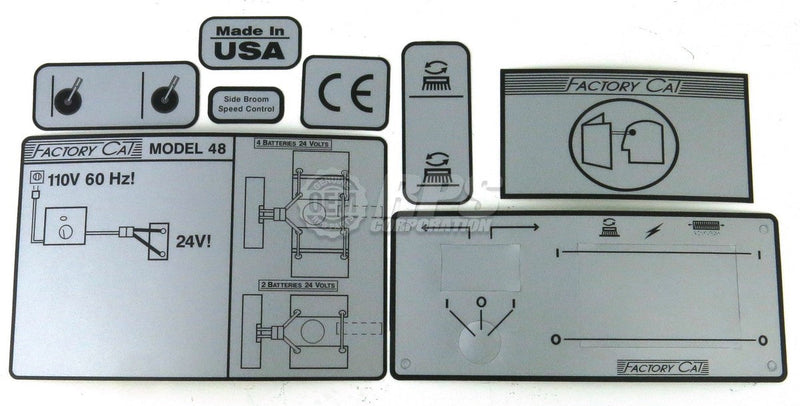 FactoryCat/Tomcat 8-150D, Decal Set,48
