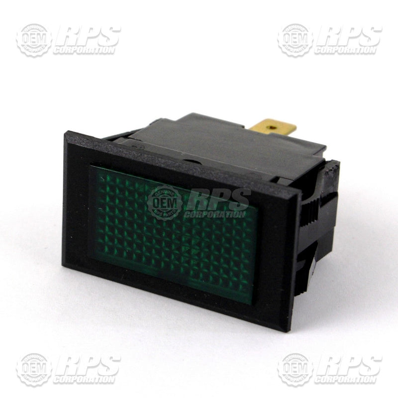 FactoryCat/Tomcat 8-232, Light,Green Rectangle,24V