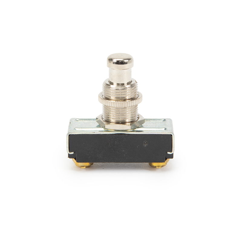 Push Button Toggle Switch, SPST, 15A/125V AC