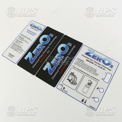 FactoryCat/Tomcat 880-2602, Decal, Zero3 Sticker, 4pc Colored Set