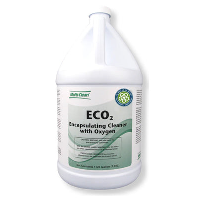 902393, Multi-Clean EC02, Encapsulating Carpet Cleaner, Hydrogen Peroxide, PH 4-6, 4 X 1 Gallons