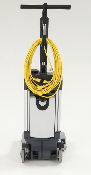 Advance SC100, Floor Sweeper-Scrubber, 12", .8 Gallon, Electric, Forward and Reverse, Cylindrical, 3 Year Warranty