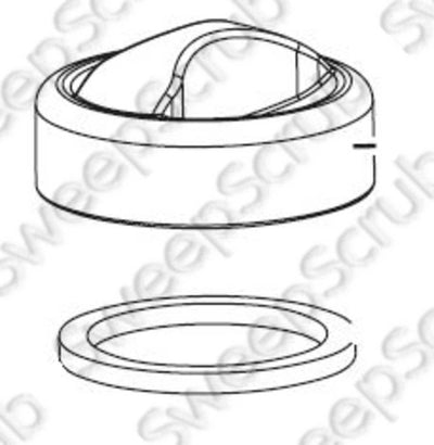 Nilfisk Advance 107413484, CAP FOR RECOVERY TANK
