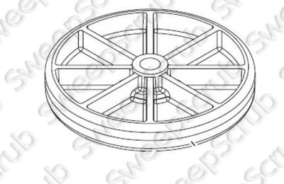 Nilfisk Advance 30048A Guide Wheel, Squeegee Guide Wheel